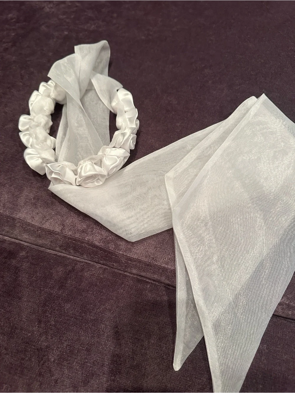 Satin Rose - Girl’s Headpiece Accessories